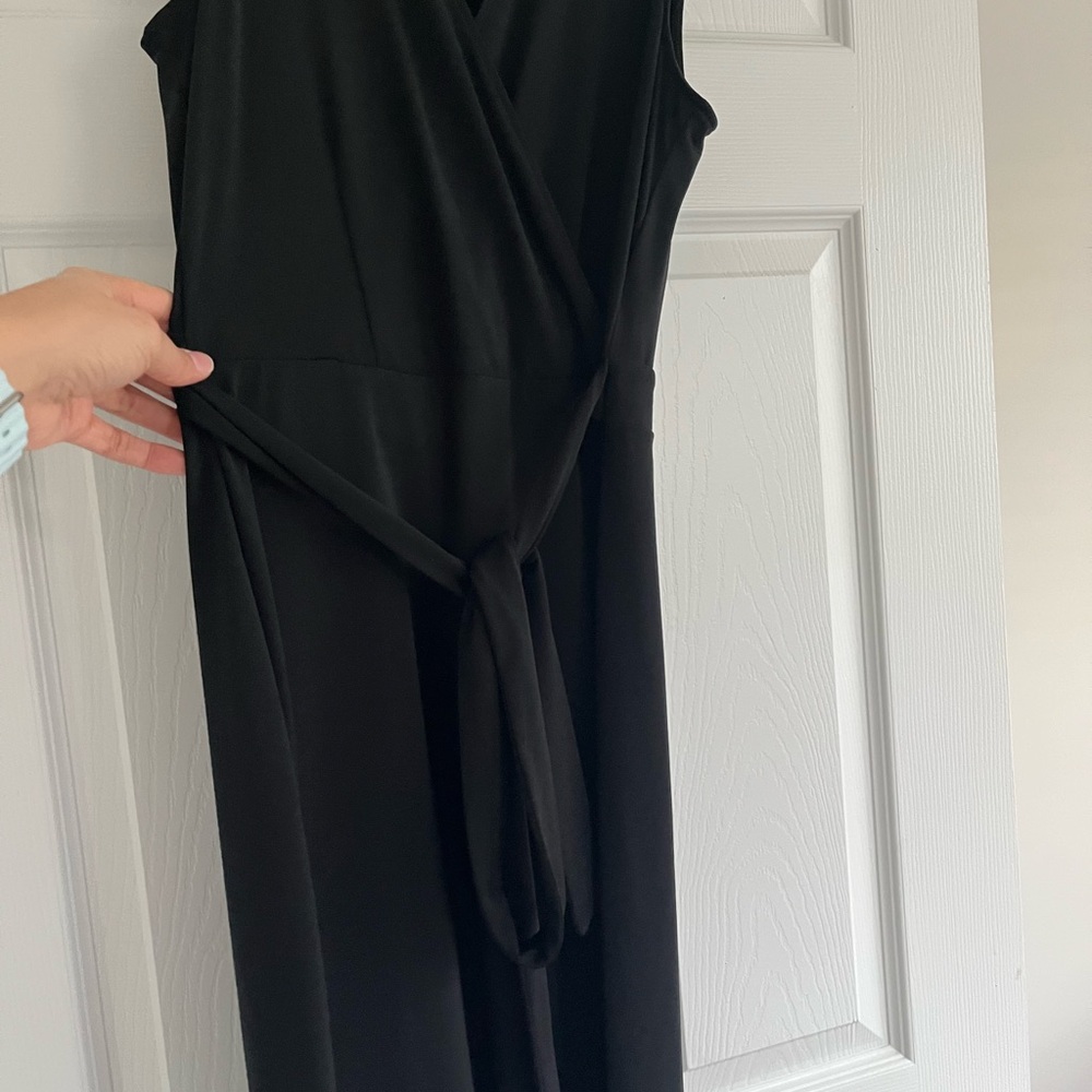 New York & Company Black Midi Dress
